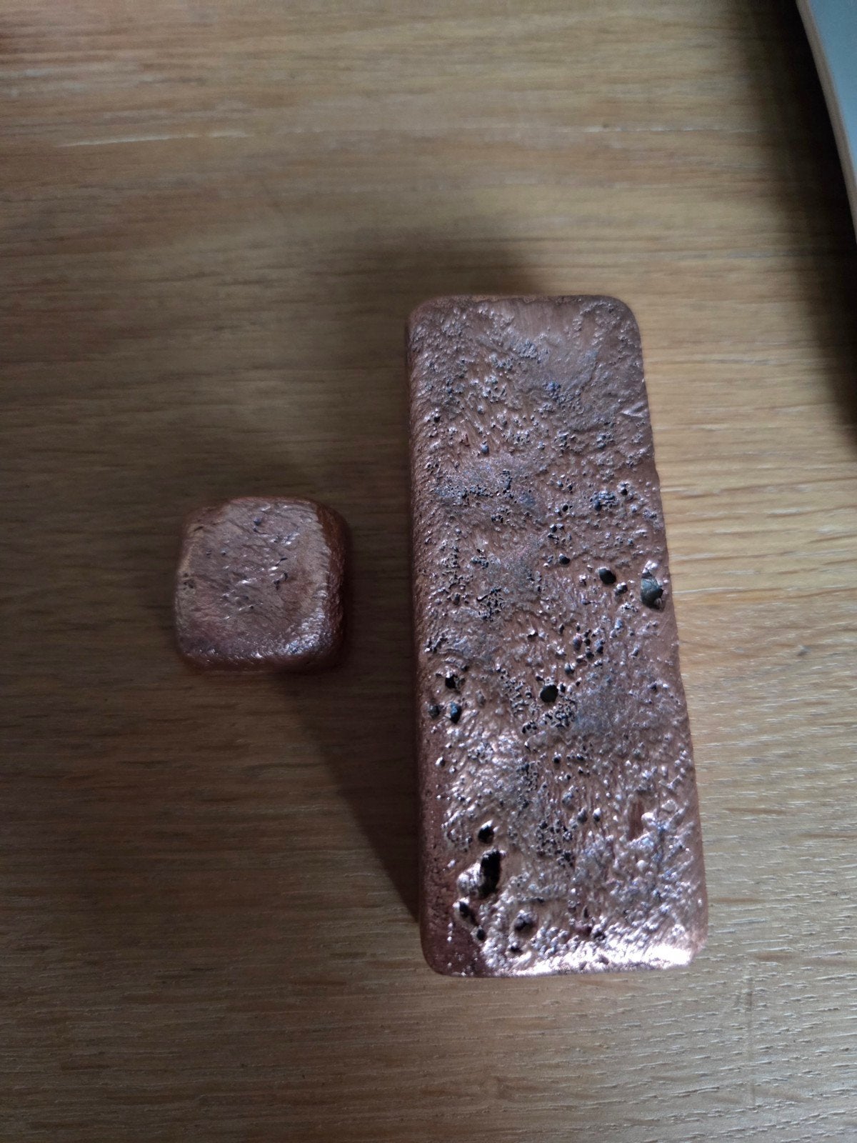Koperbaar 1KG+-, Koper baar, Koperbar, Ophalen, Koper