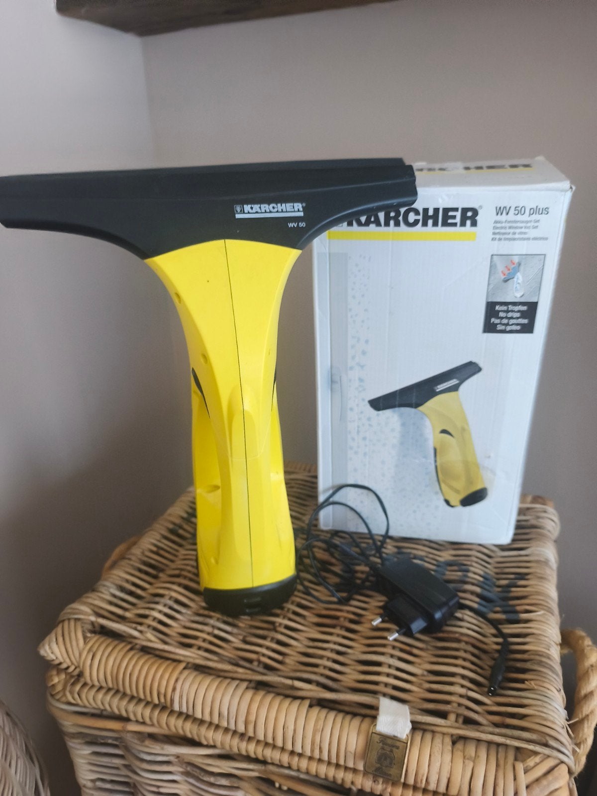 Kärcher WV 50 Plus Raamwisser - Werkt perfect!, Ophalen of Verzenden, Raamwisser of Trekker