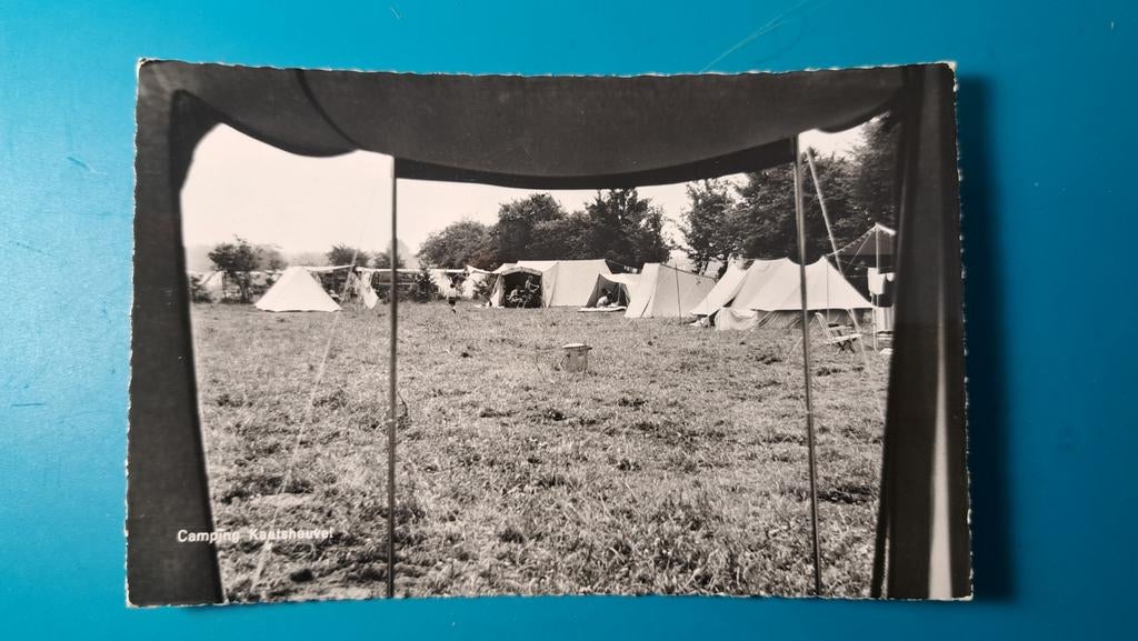 Kaatsheuvel Camping 1964 tenten, Ophalen of Verzenden, 1960 tot 1980, Gelopen, Noord-Brabant