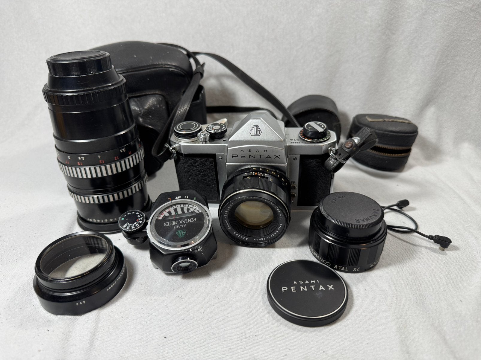 Pentax Asahi S1a uitgebreide set, Ophalen of Verzenden, Gebruikt, Spiegelreflex, Pentax