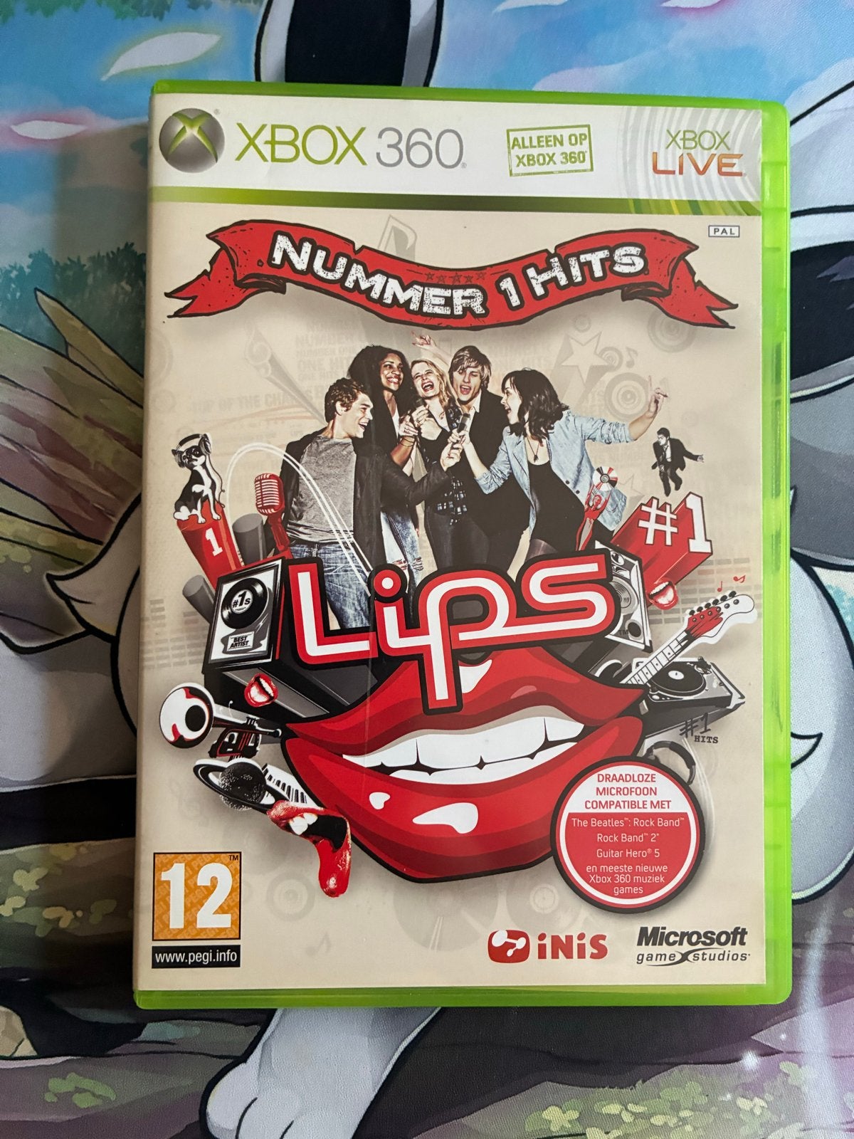 Lips: Nummer 1 Hits - Xbox 360 (Muziekspel), Spelcomputers en Games, Muziek, Gebruikt, Eén computer, Ophalen of Verzenden