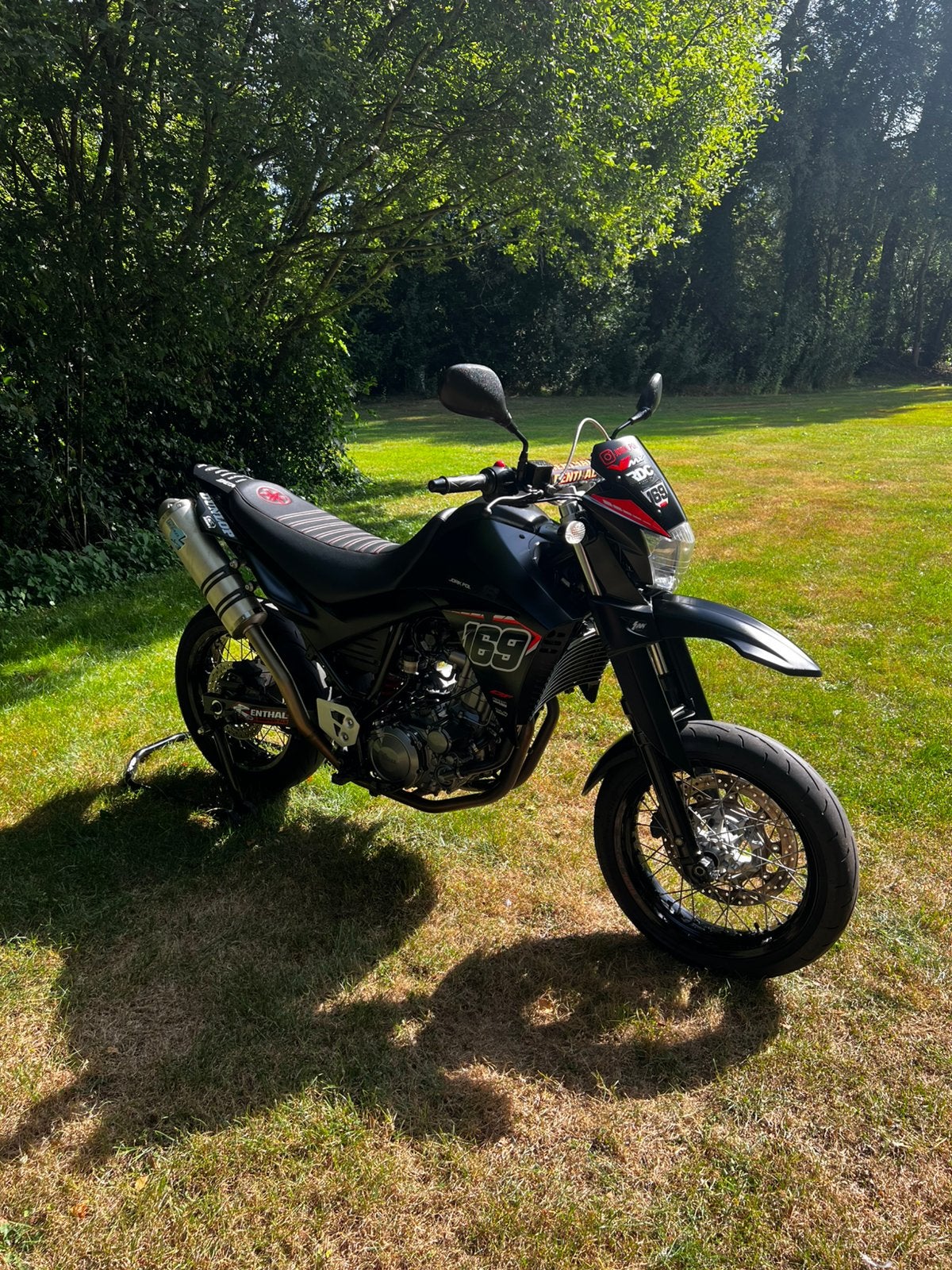 Yamaha XT 660 met leovince ( A2/35KW ), Motoren, Occasion, 660 cc, Particulier, Minimaal motorrijbewijs A2