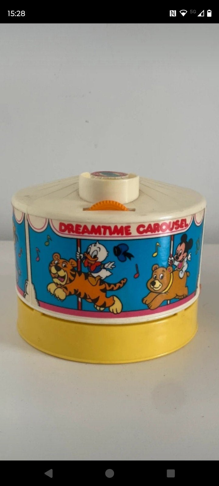 Disney Dreamtime Carousel Projector Muziekmobiel, Kinderen en Baby's, Verzenden, Zo goed als nieuw, Mobiel, Met licht