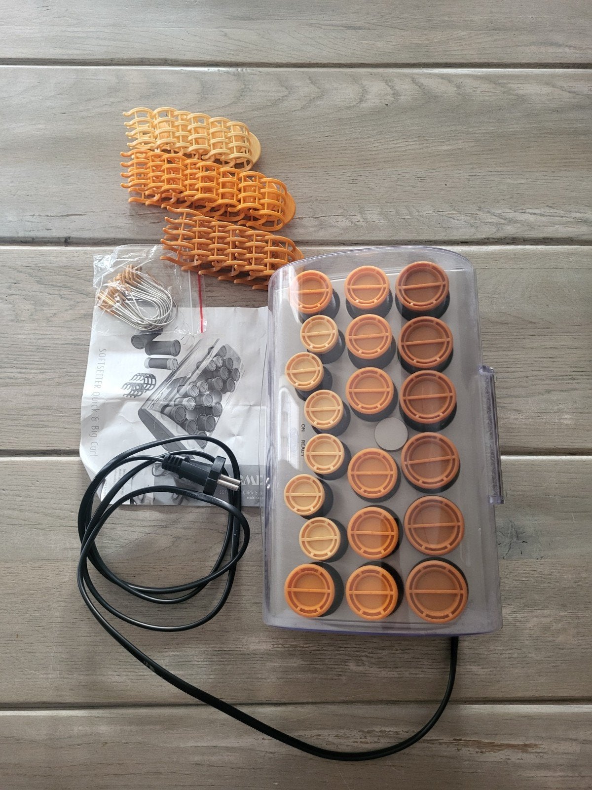 Carmen Softsetter Quick & Big Curl krulset, Witgoed en Apparatuur, Ophalen of Verzenden, Zo goed als nieuw, Haarverzorging