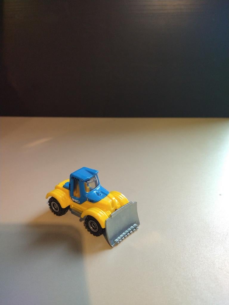 2024 Matchbox "Construction V" Tractor Plow BLAUW | MINT, Ophalen of Verzenden, Nieuw, Tractor of Landbouw