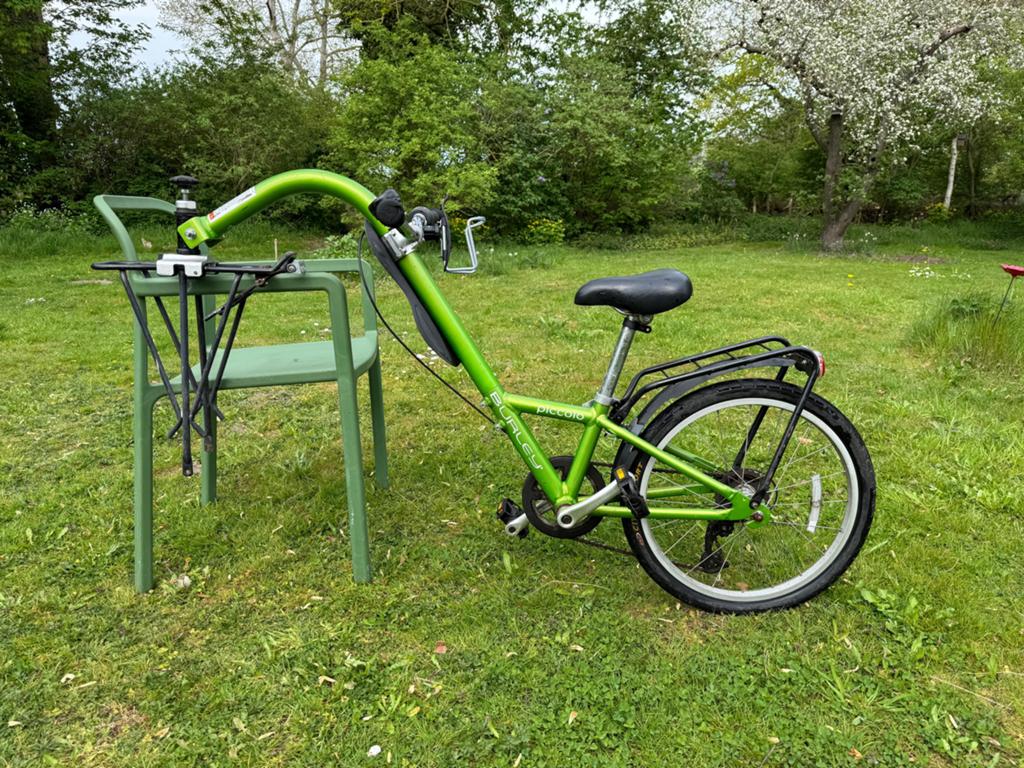 Burley Piccolo Aanhangfiets - Groen, Fietsen en Brommers, Ophalen of Verzenden, Gebruikt, Aanhangfiets, Minder dan 20 kg