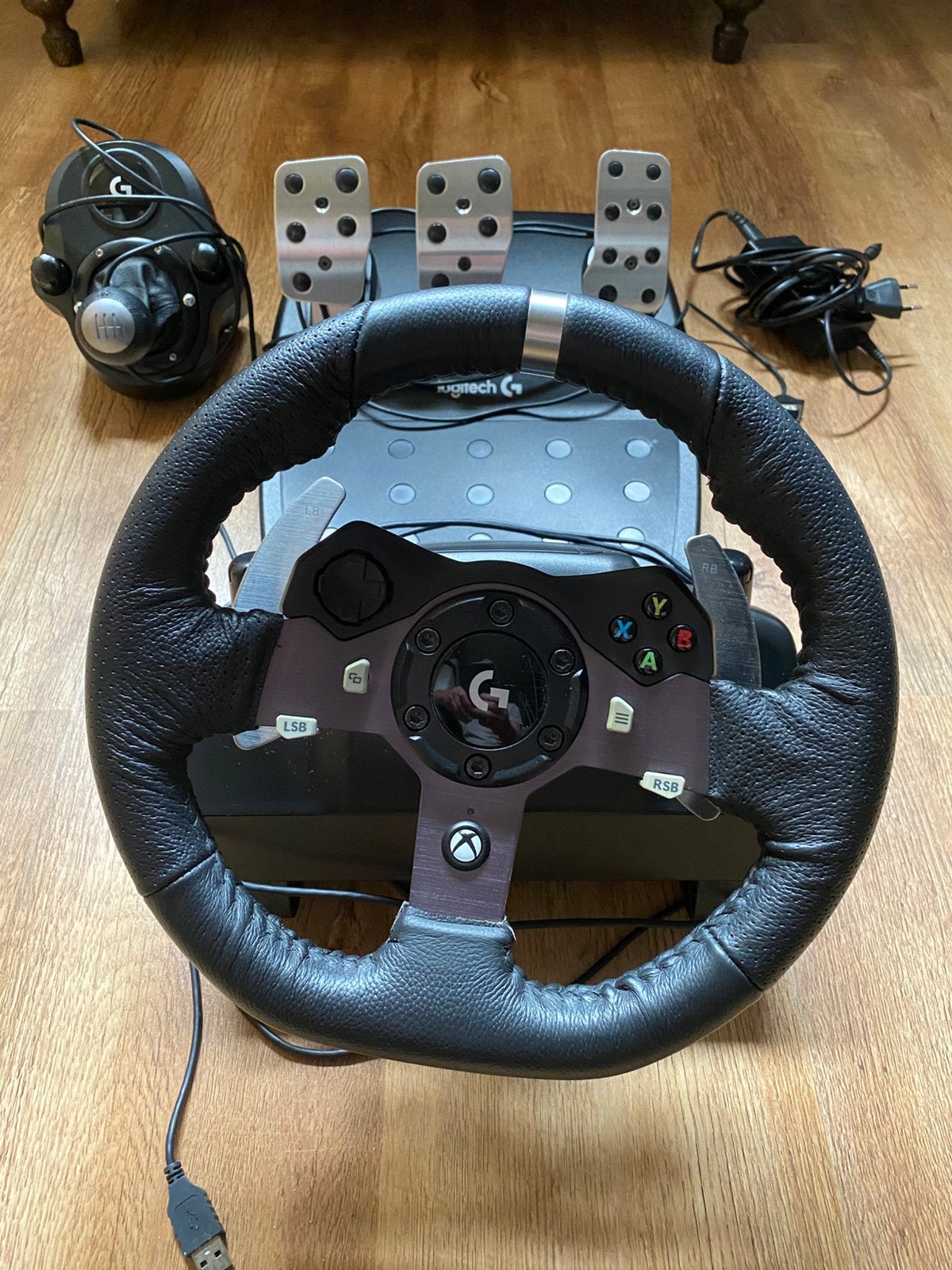 Logitech g920 +shifter voor xbox en pc ., Ophalen, Gebruikt, Stuurtje of Sportattribuut, Xbox One