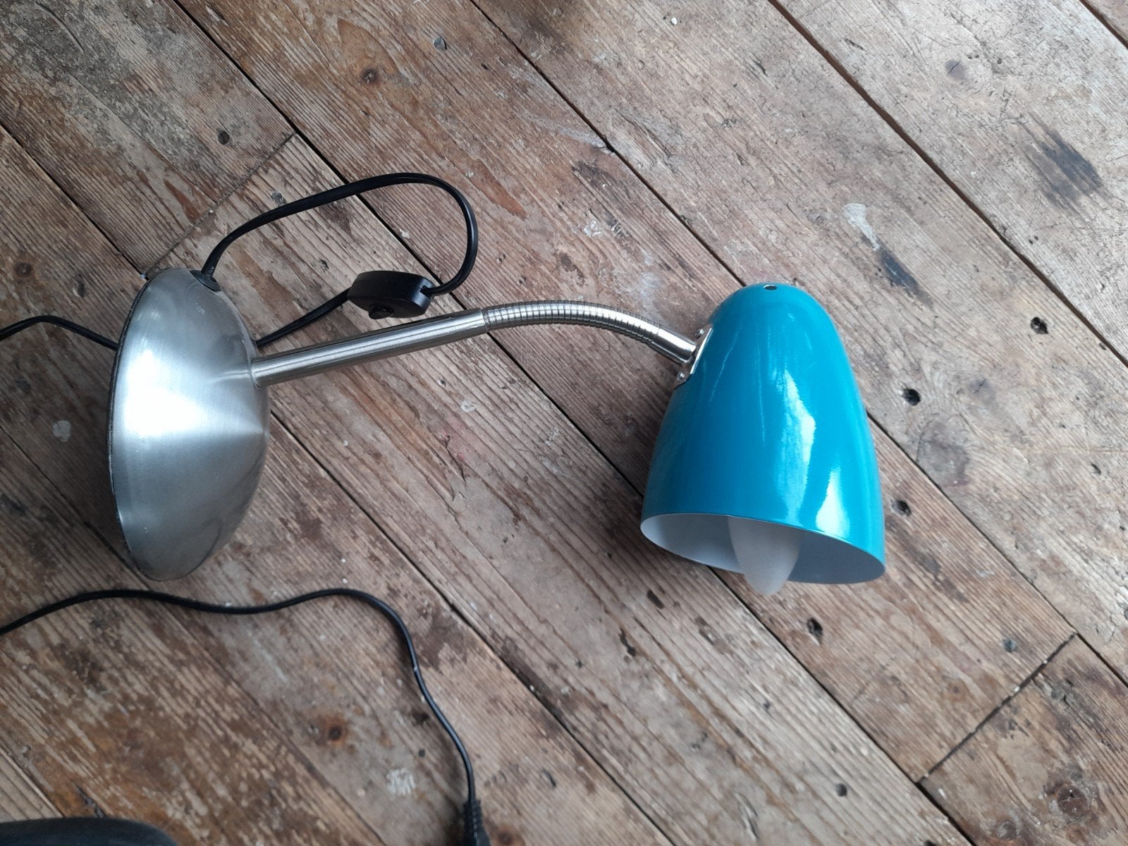 Leuk Turquoise bureaulampje, Huis en Inrichting, Lampen | Wandlampen, Ophalen of Verzenden