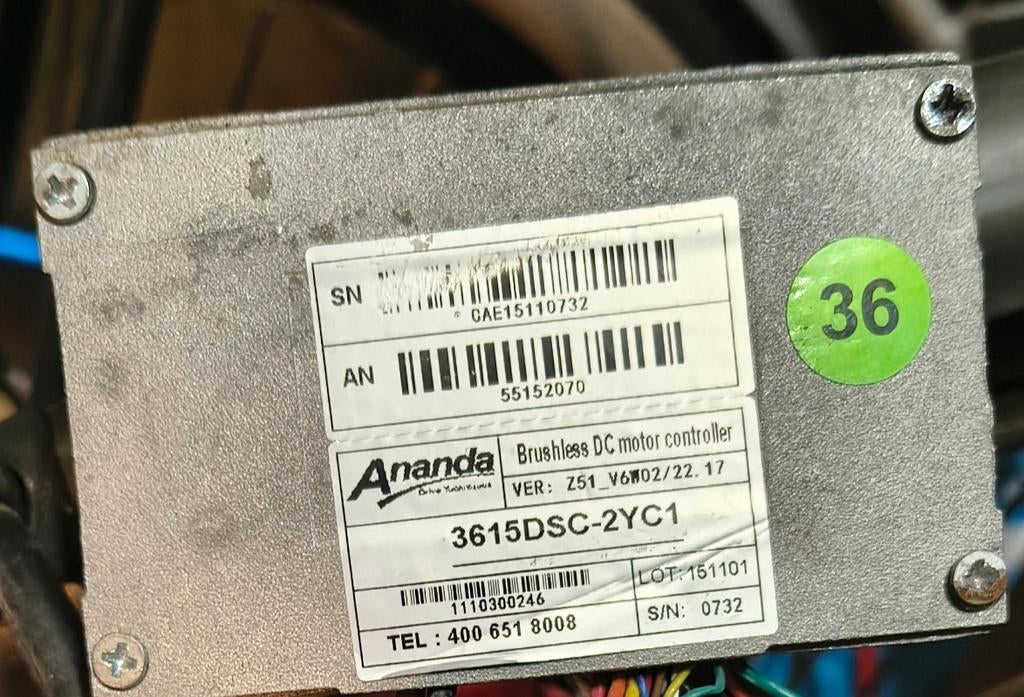 Ananda brushless dc motor controller 36v, Ophalen, Gebruikt