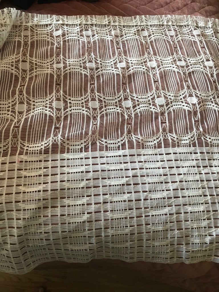 Mooie vitrage 3meter, Ophalen, Zo goed als nieuw, Beige, Vitrage