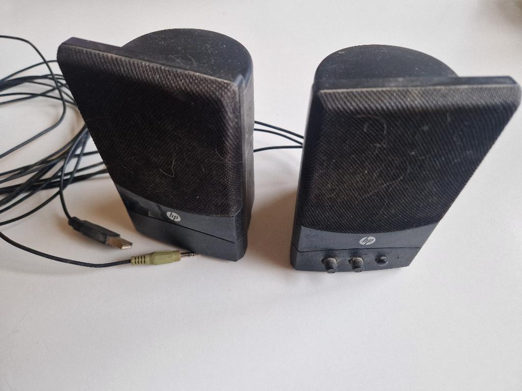 hp computer boxjes, Computers en Software, Pc speakers, Ophalen of Verzenden, Gebruikt, Audiokanaal 2, HP