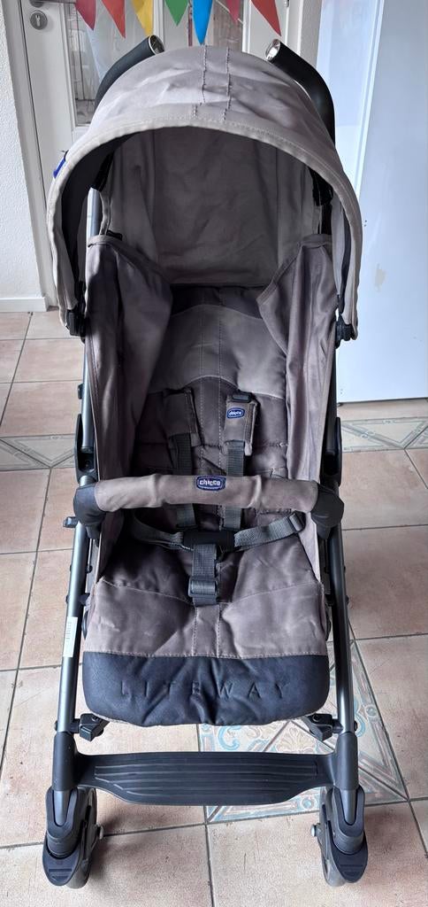 Chicco Reisbuggy Liteway Grijs - Ideaal voor reizen, Ophalen, Gebruikt, Overige merken, Zonnekap