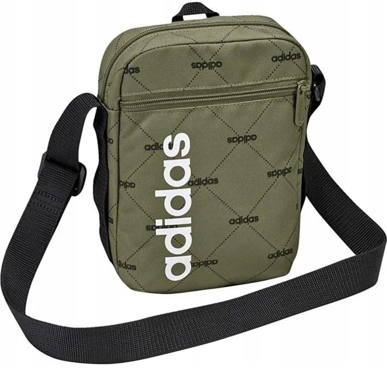 Adidas Linear Organizer Schoudertas Olijfgroen, Ophalen of Verzenden, Nieuw, Unisex volwassen