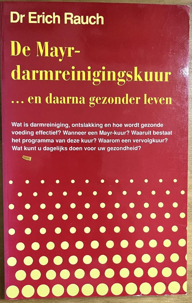 De Mayr Darmreinigingskuur - Dr. Erich Rauch, Ophalen of Verzenden, Gelezen, Dr. Erich Rauch