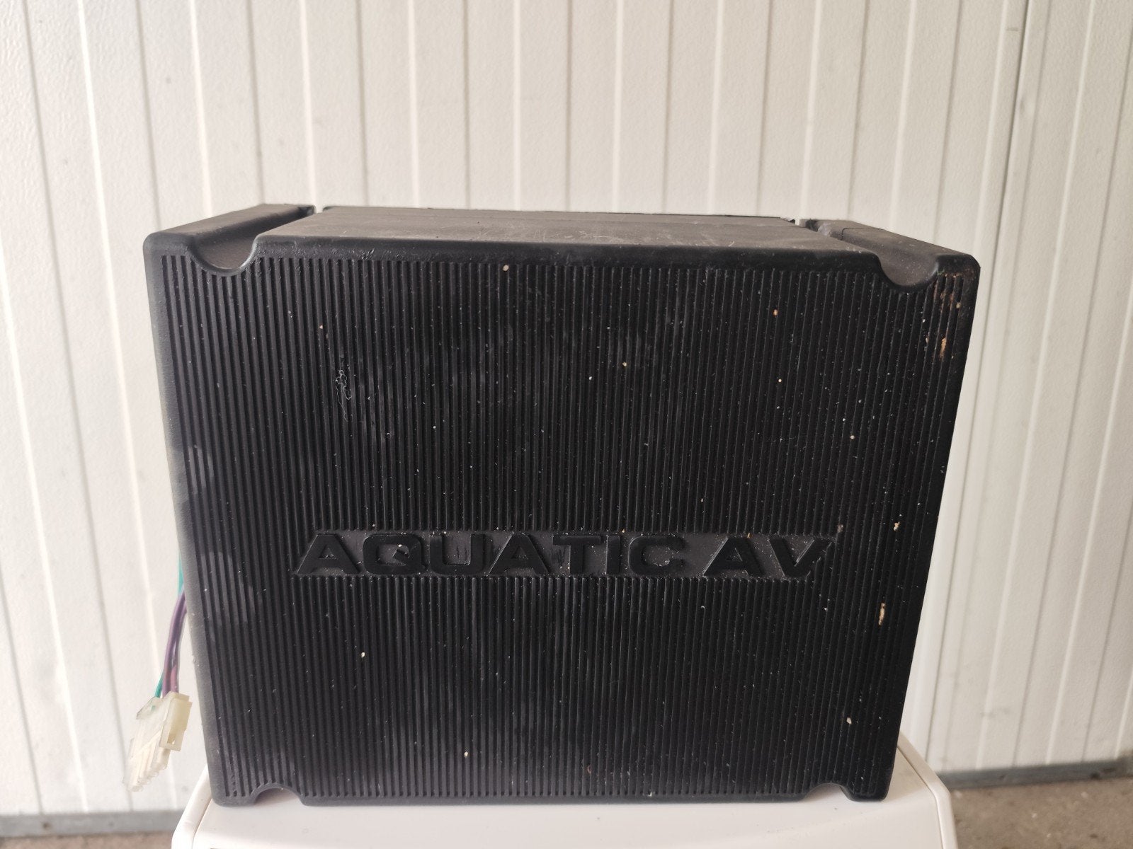 Aquatic AV Subwoofer - Robuuste Marine Audio, Overige merken, Gebruikt, Subwoofer, Ophalen of Verzenden