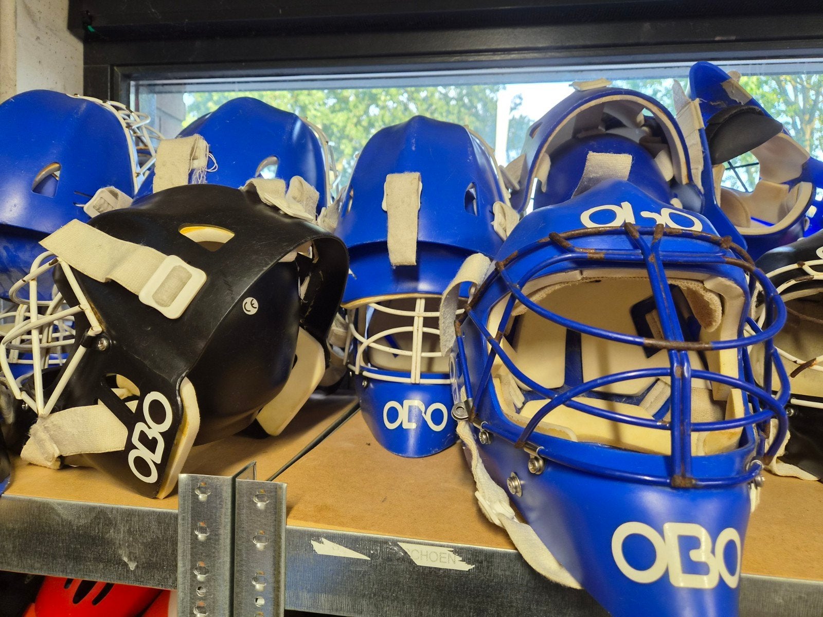 partij keepersmaskers (ook per stuk), Sport en Fitness, Ophalen of Verzenden, Gebruikt, Overige typen