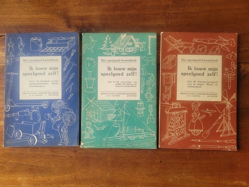 Het Speelgoed-Knutselboek (1937) - 3 delen, Ophalen of Verzenden, Gebruikt, Overige merken