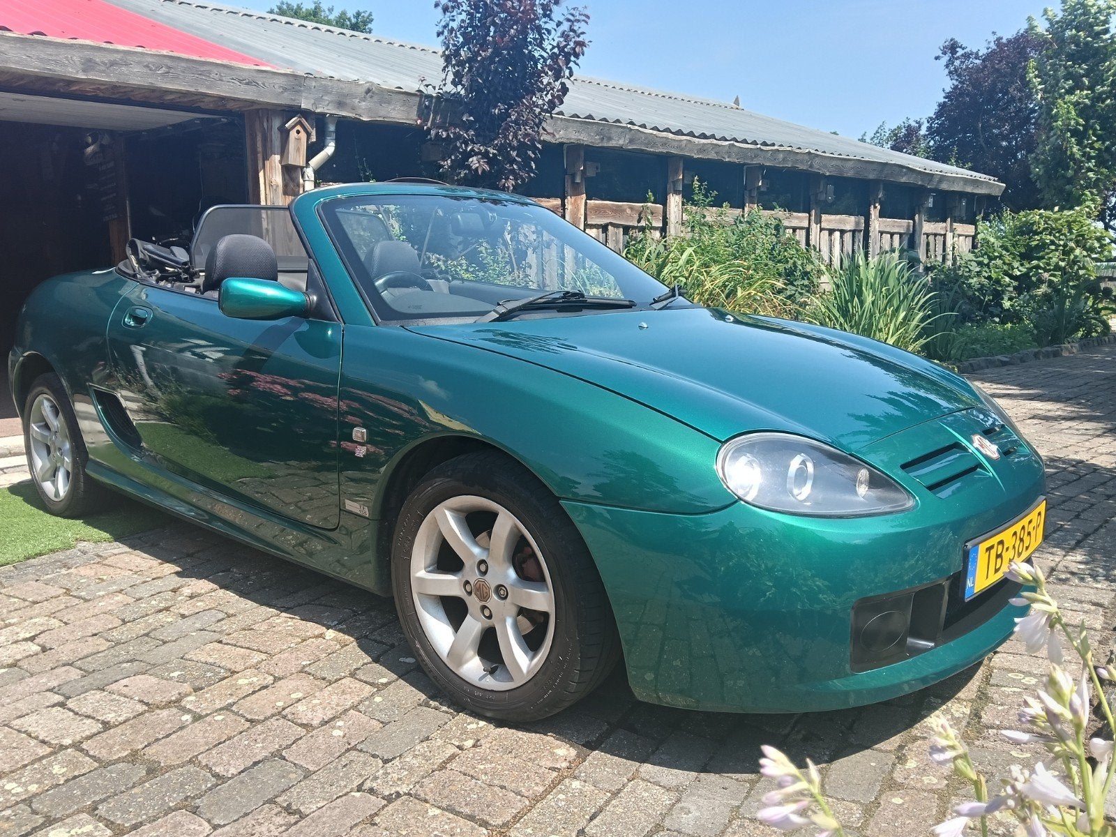 MG TF 1.8 I 135 2003 Groen, Auto's, MG, Particulier, TF, Benzine, E, Cabriolet, Handgeschakeld, Geïmporteerd, Groen, Achterwielaandrijving