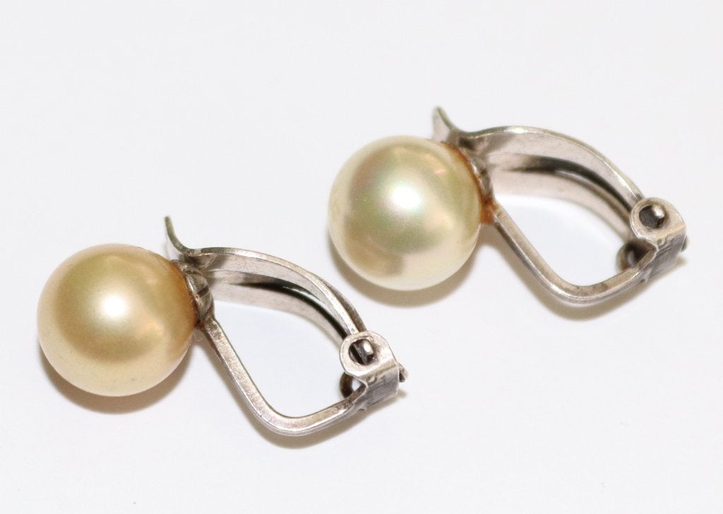 Antieke zilveren oorbellen met parel, Sieraden, Tassen en Uiterlijk, Antieke sieraden, Verzenden, Zilver, Ring, Met edelsteen