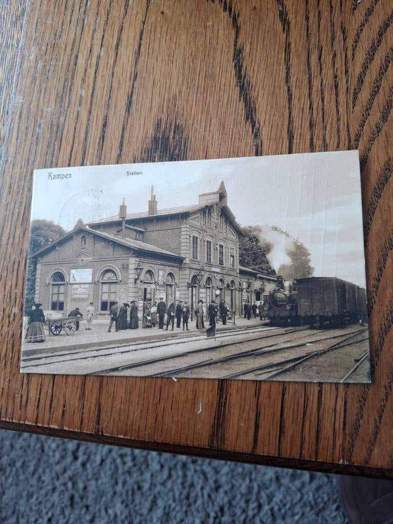 Kampen station 1910, Ophalen of Verzenden, Voor 1920, Overijssel