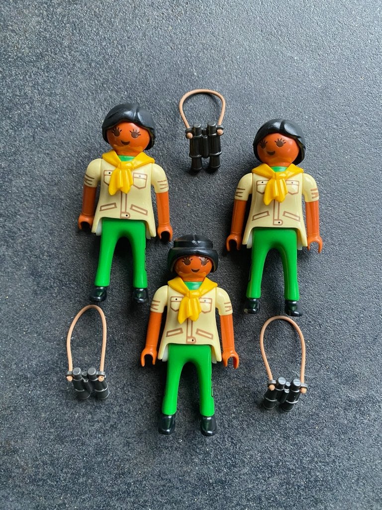 3x Safari vrouw Playmobil - 4012-01, Ophalen of Verzenden, Zo goed als nieuw, Complete set