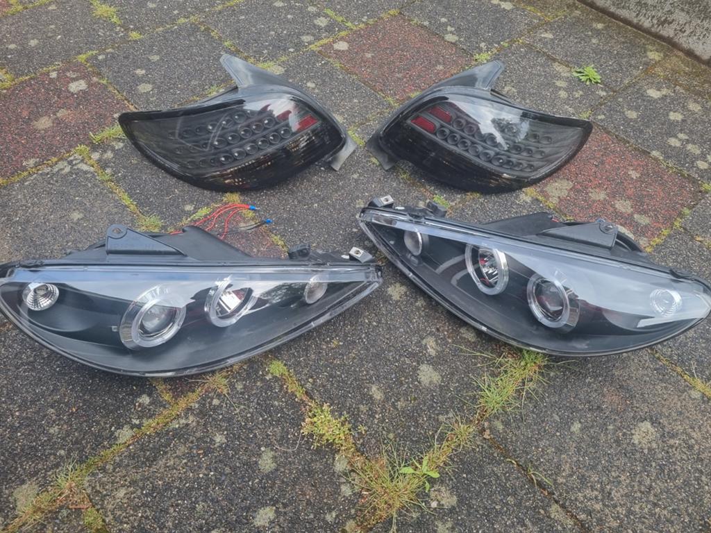 ANGEL EYES PEUGEOT 206 INCL LED  EN set LED achterlichten, Ophalen, Peugeot