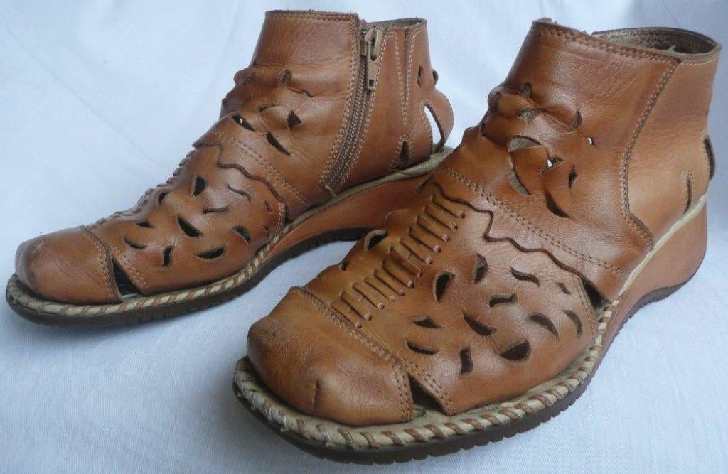 Leuke leren lichtbruine Pikolinos schoenen, sandalen maat 36, Ophalen, Gedragen, Bruin, Sandalen of Muiltjes