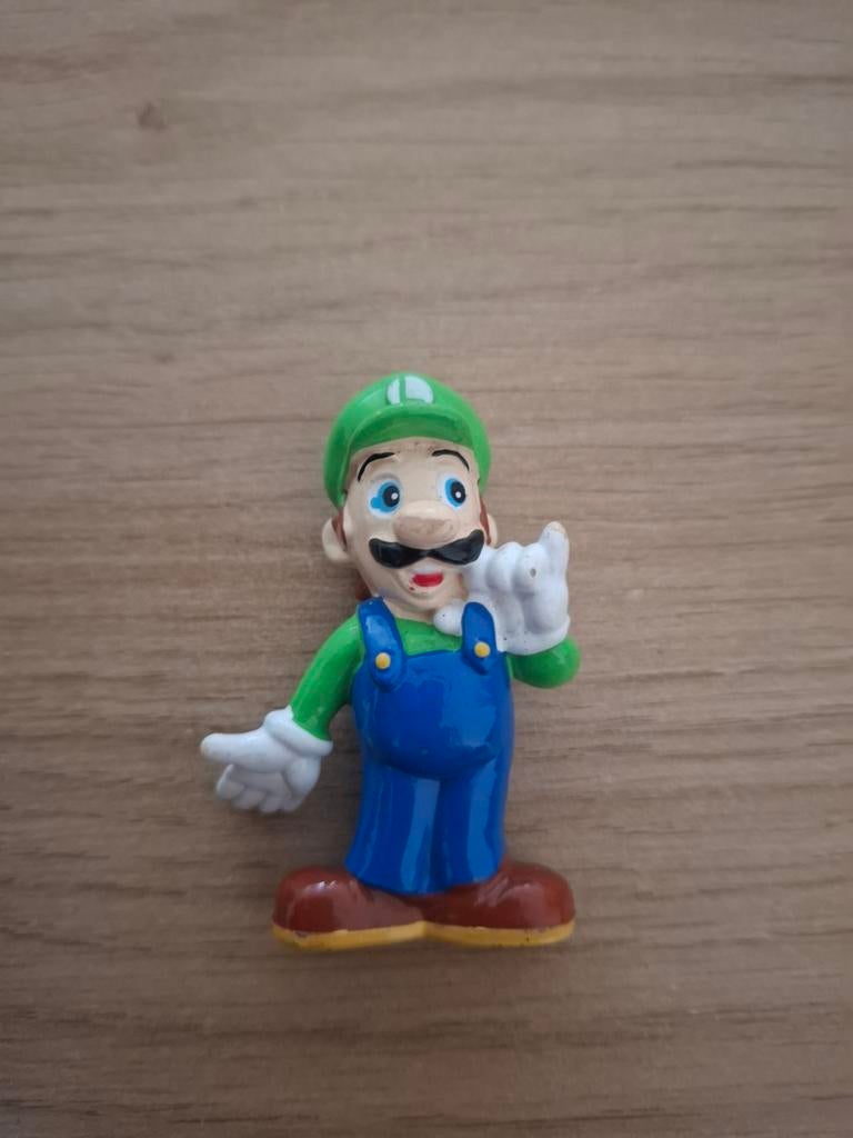 Luigi figuurtje - Super Mario Bros, Ophalen of Verzenden, Gebruikt