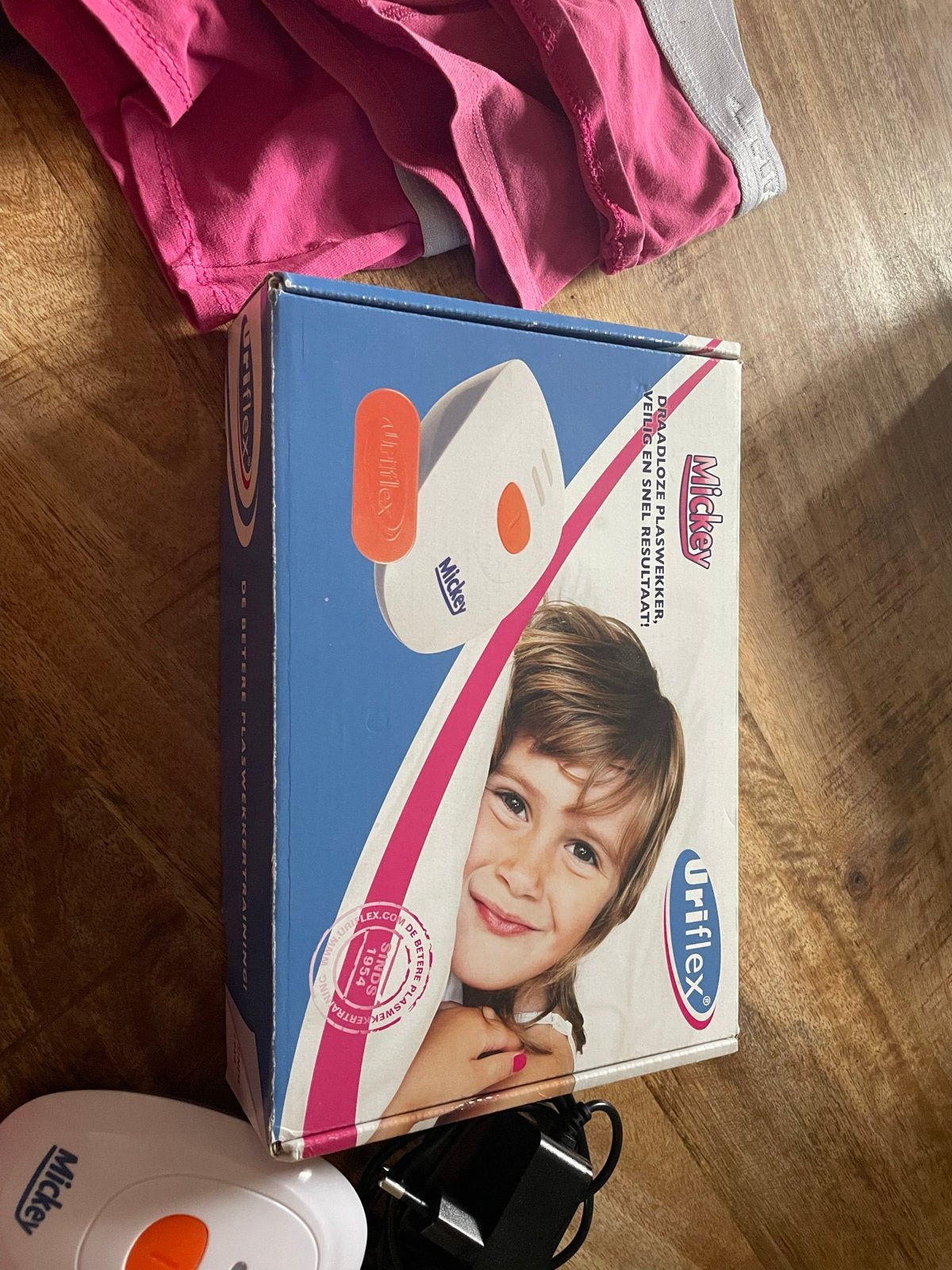 Plaswekker Uriflex Mickey met onderbroeken, Ophalen of Verzenden, Gebruikt