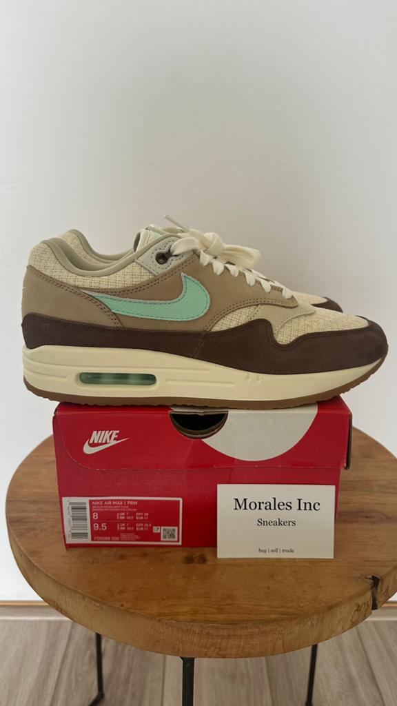 Nike Air Max 1 Crepe Brown (2022) EU 41 nieuw in doos, Ophalen of Verzenden, Nieuw, Bruin