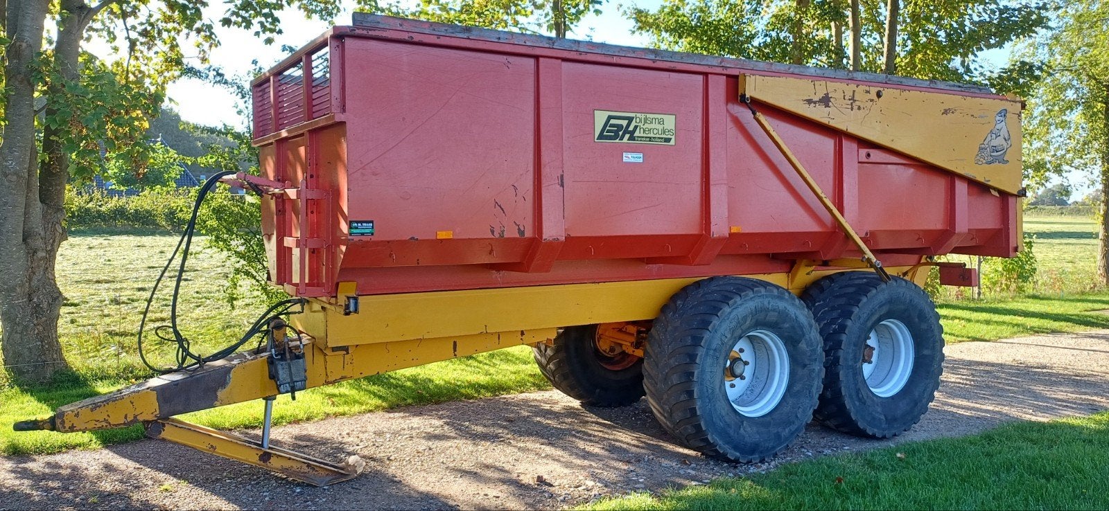 bijlsma hercules kieper 12 ton kipper kipwagen kiepwagen, Zakelijke goederen, Ophalen, Weidebouw