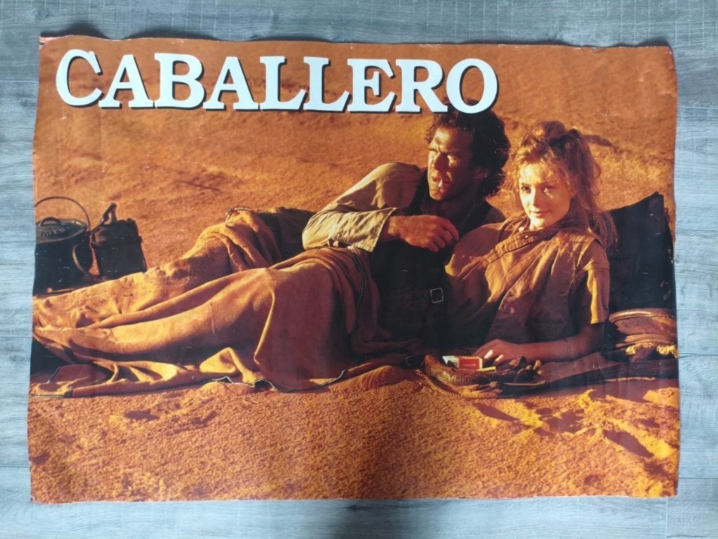 Vintage reclame poster Caballero sigaretten, Ophalen of Verzenden, Gebruikt, Overige typen