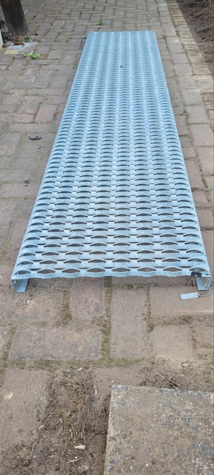 looprooster rijplaat, Doe-het-zelf en Verbouw, Metalen, Ophalen, Zo goed als nieuw, IJzer