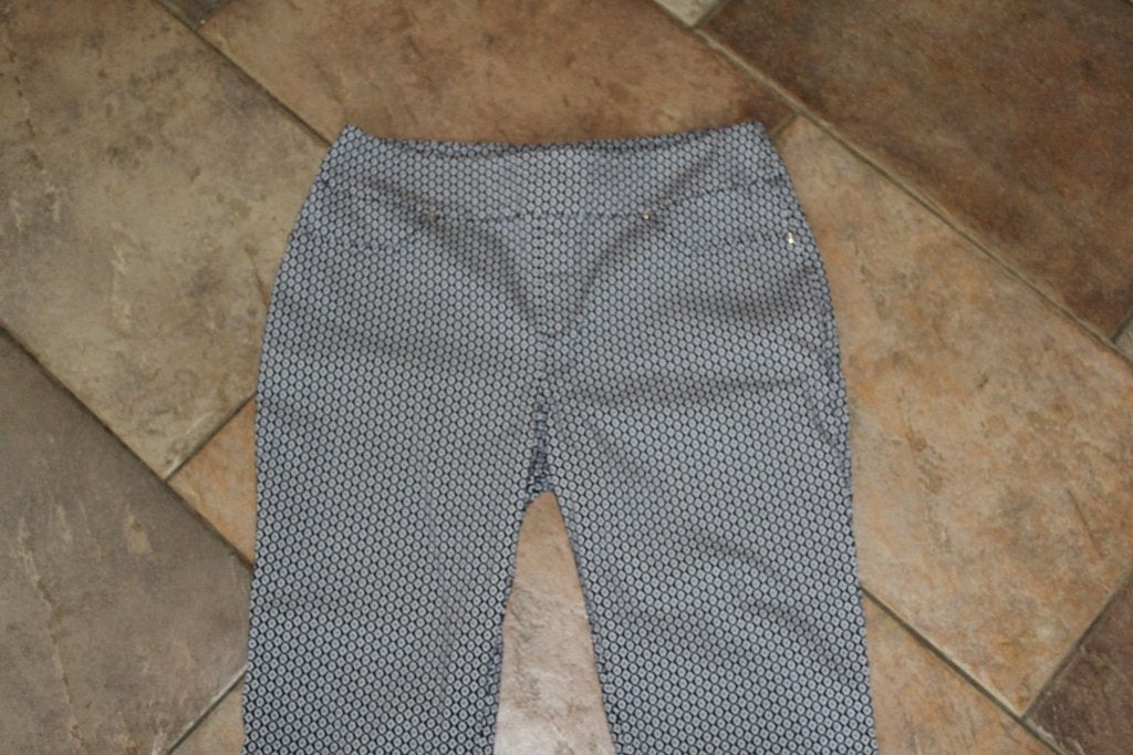 Joseph Ribkoff chique blauw/witte stretch broek mt 42/44, Overige kleuren, Verzenden, ., Maat 42/44 (L)