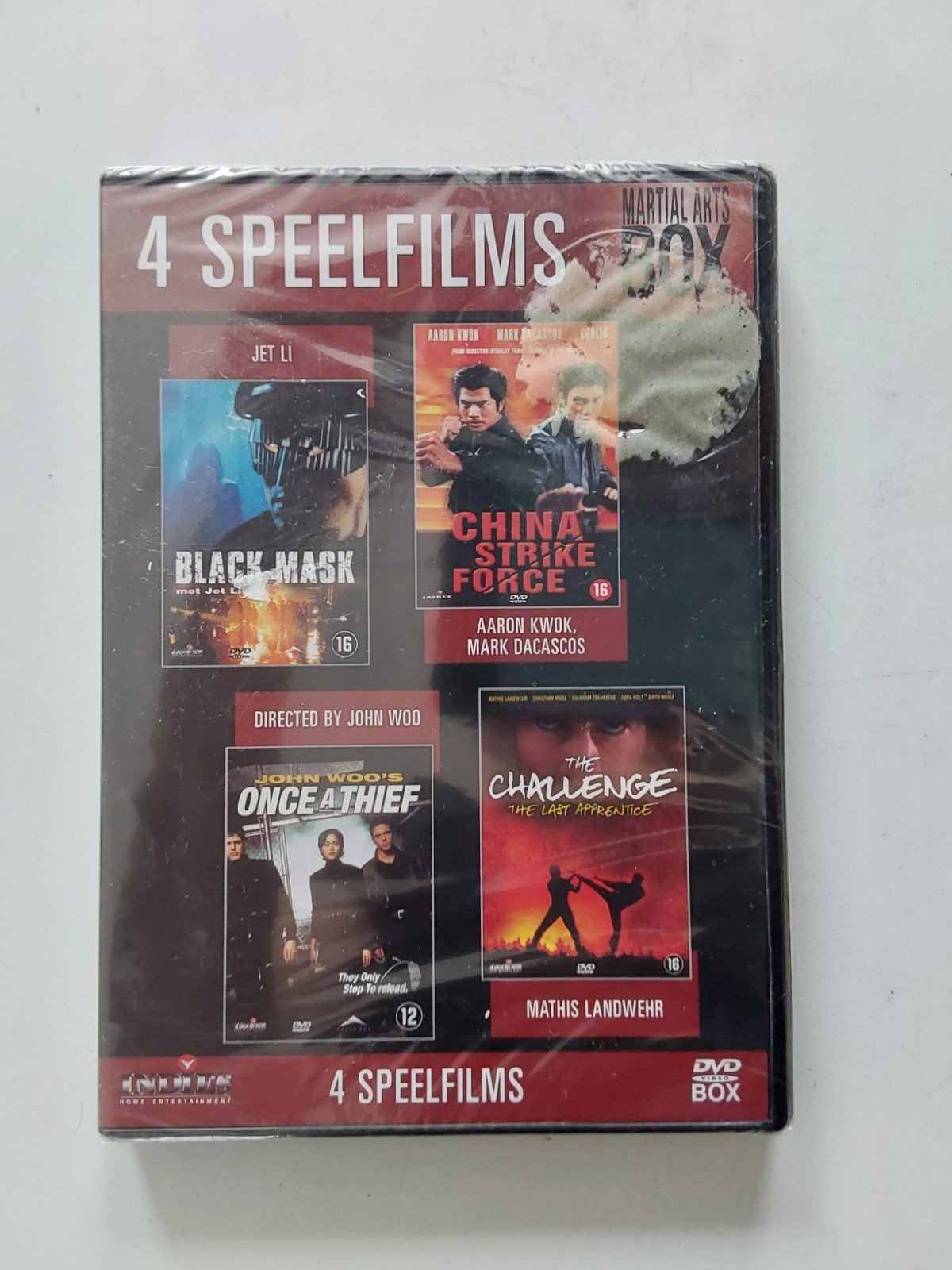 4 Martials Arts - box 🆕️ ( in seal ), Cd's en Dvd's, Engels, Vanaf 16 jaar, Nederlands, Actie