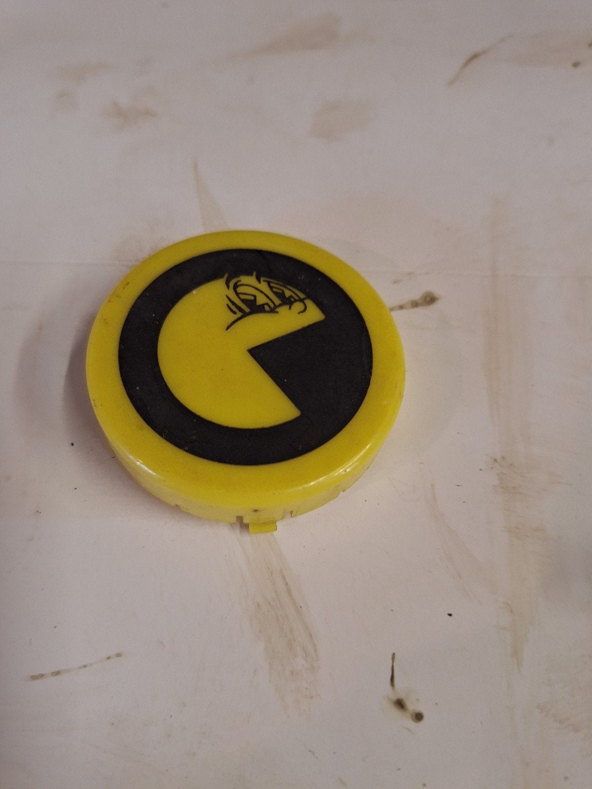 1x Mr. & Mrs. Pac-Man bumper cap, Verzamelen, Ophalen of Verzenden, Gebruikt, Flipperkast