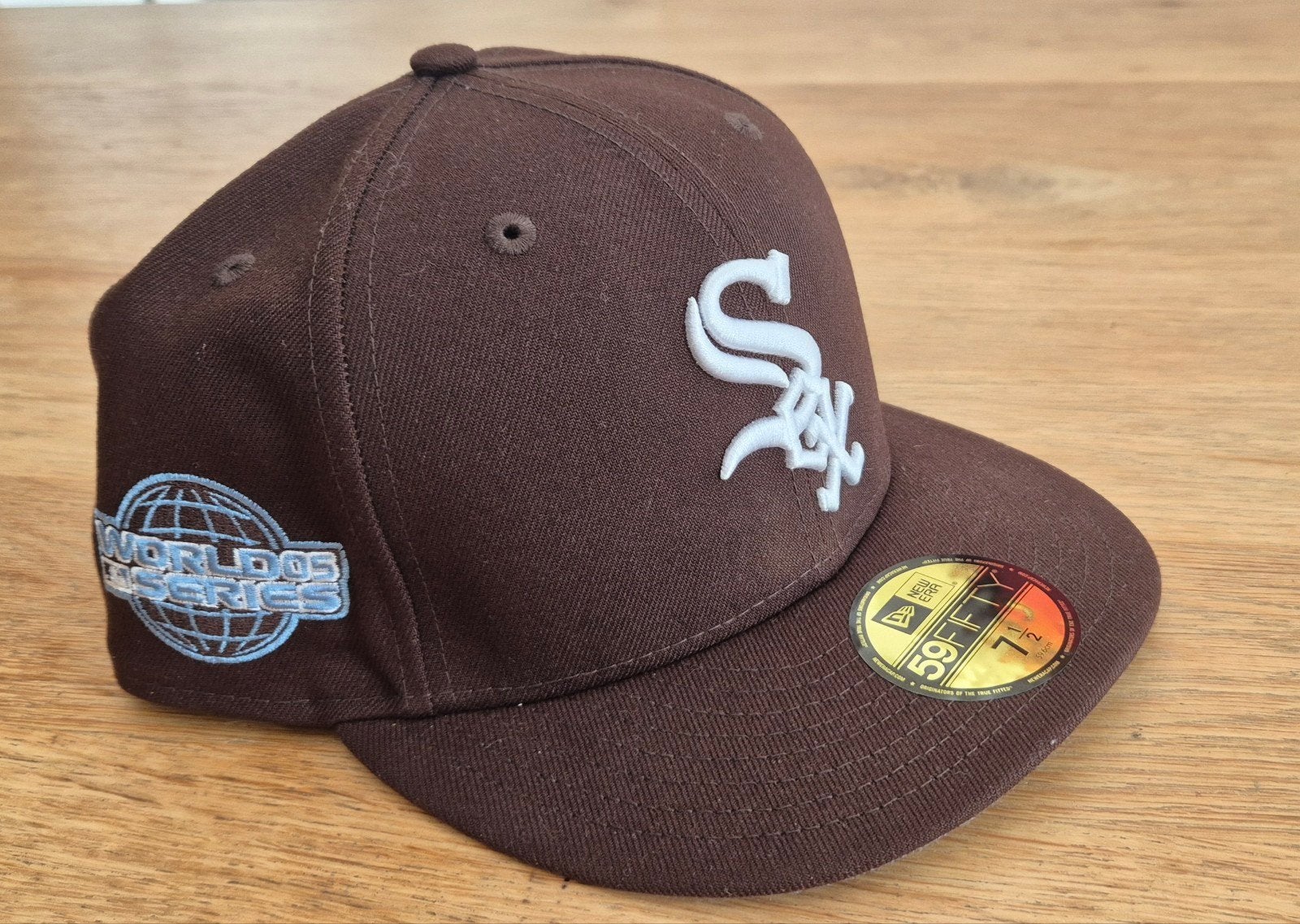 New Era Chicago White Sox 59FIFTY Cap - Bruin/Blauw, Ophalen of Verzenden, Nieuw, New Era, Pet