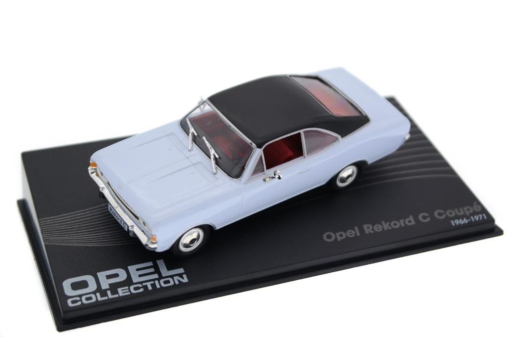 28232: Opel Rekord C Coupe - 1966-1971 - Atlas 1:43, Hobby en Vrije tijd, Modelauto's | 1:43, Auto, Ophalen of Verzenden, Zo goed als nieuw