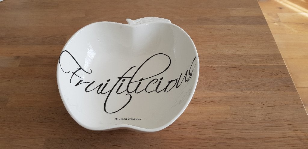 Rivièra maison Fruitilicious schaal  , Gebruikt, Ophalen of Verzenden, Schaal of Schalen, Overige stijlen