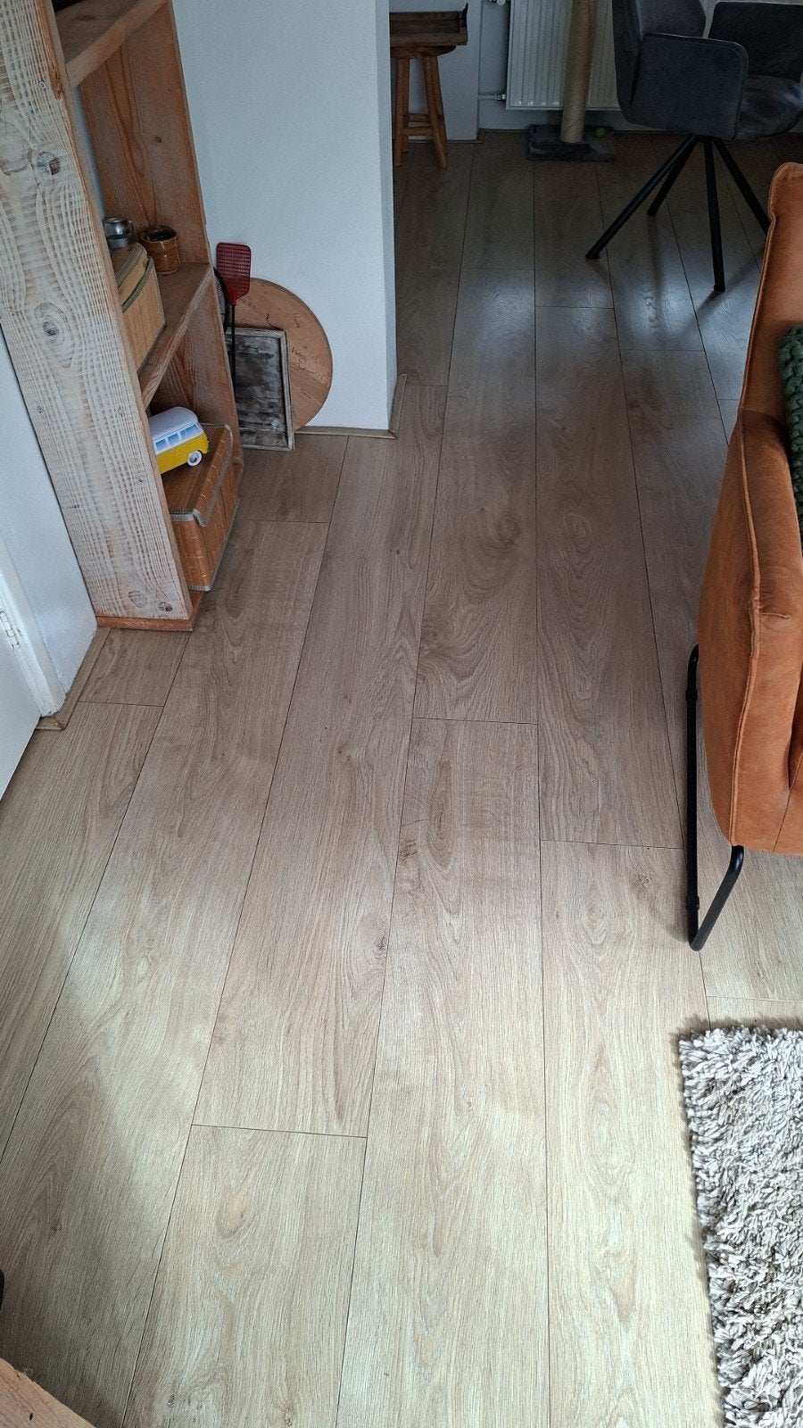 GRATIS: laminaat ruim 30 m² kleur licht Eiken nette staat.., Huis en Inrichting, Stoffering | Vloerbedekking, Ophalen, Gebruikt