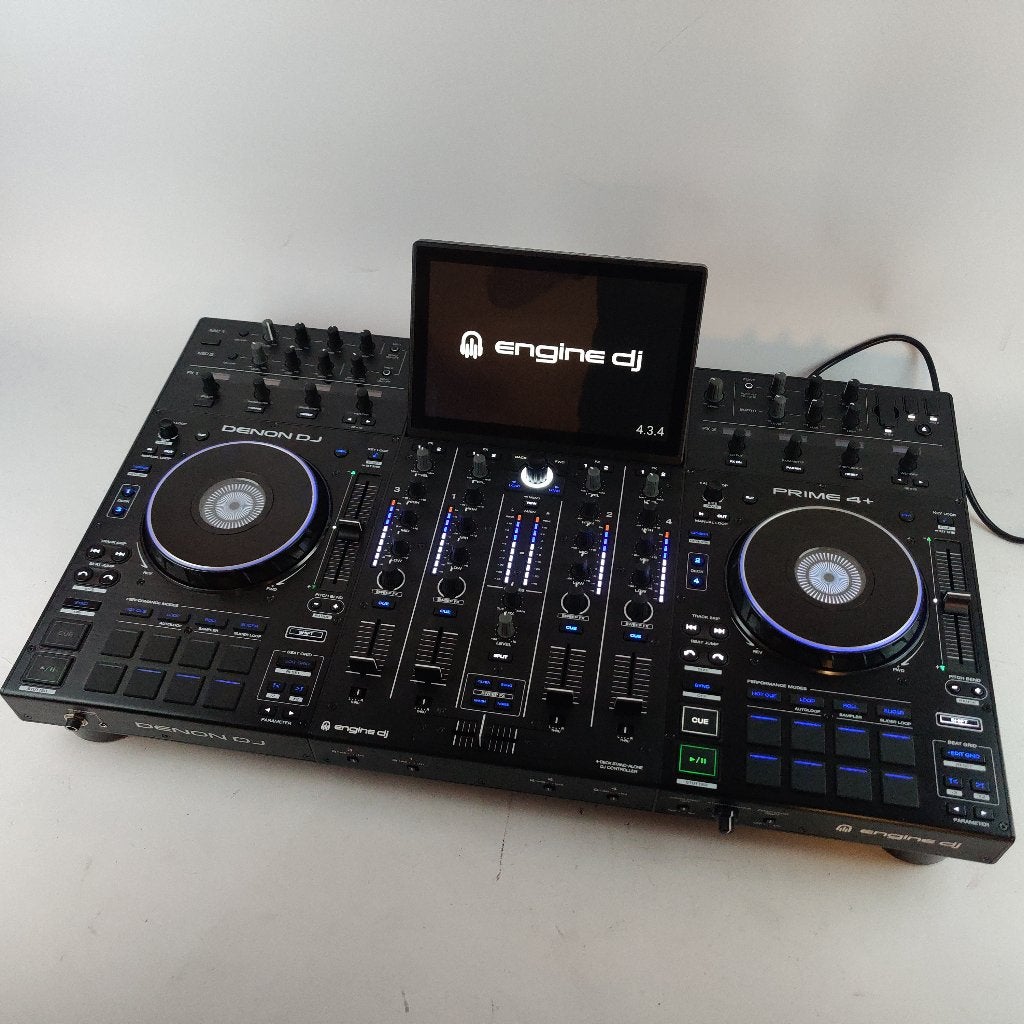 Denon DJ Prime 4 plus 4-deck standalone DJ-controller, Muziek en Instrumenten, Dj-sets en Draaitafels, Ophalen, Denon, Zo goed als nieuw