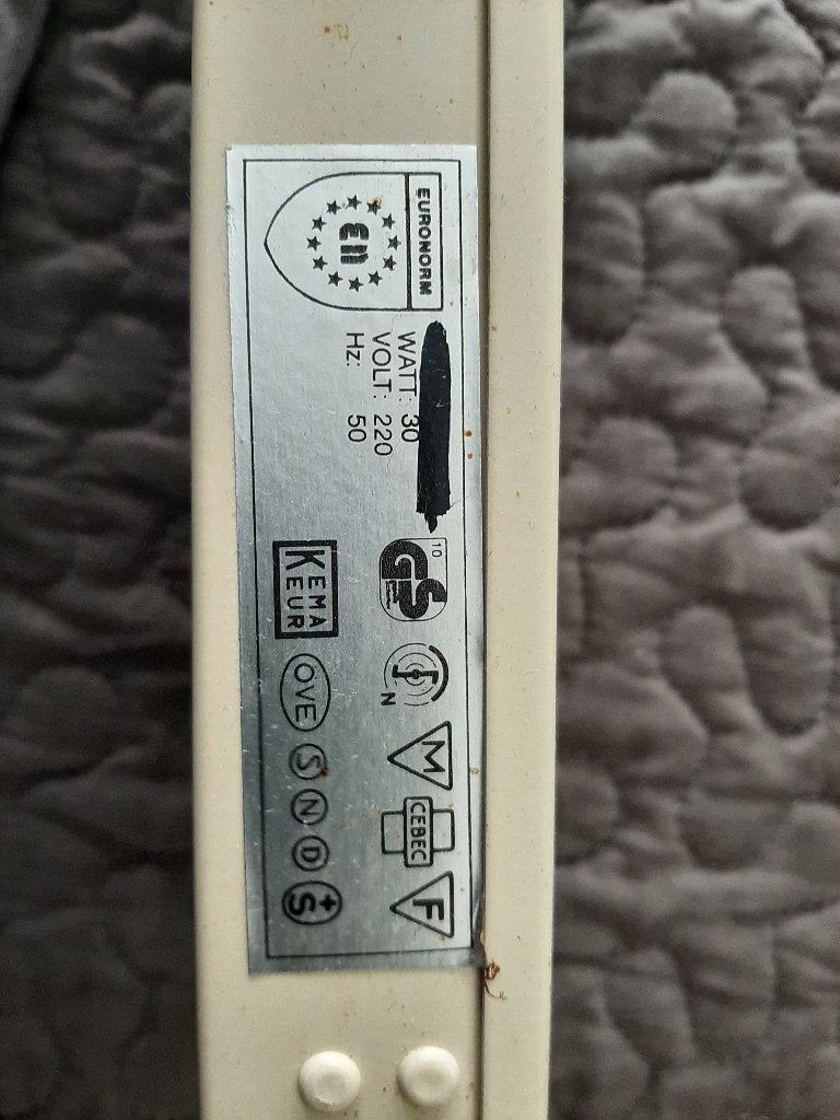 TL buis met ijzeren armatuur, Ophalen, Gebruikt, Minder dan 50 watt, Lamp met armatuur