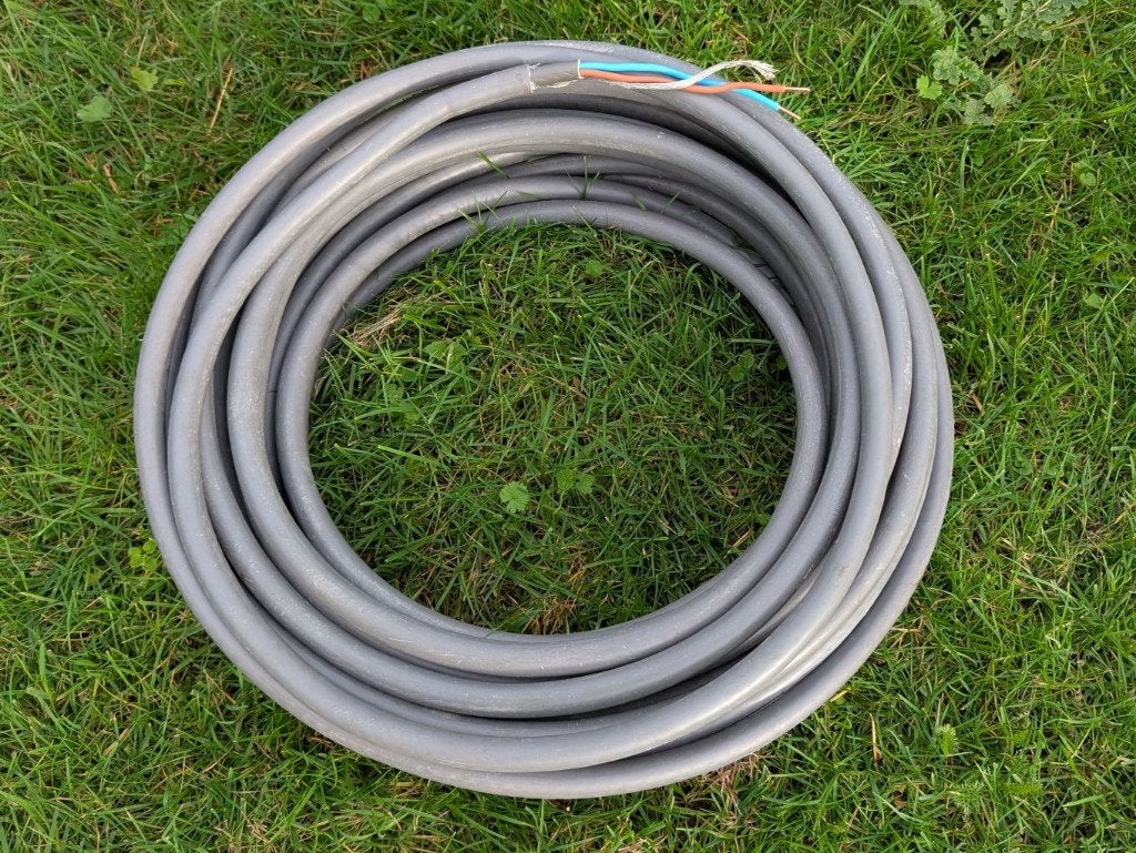 20,8m Draka Vulto DCA 2x4 grondkabel 2 x 4 + as4 (YMVK-as), Ophalen of Verzenden, Zo goed als nieuw, Draka, Kabel of Snoer