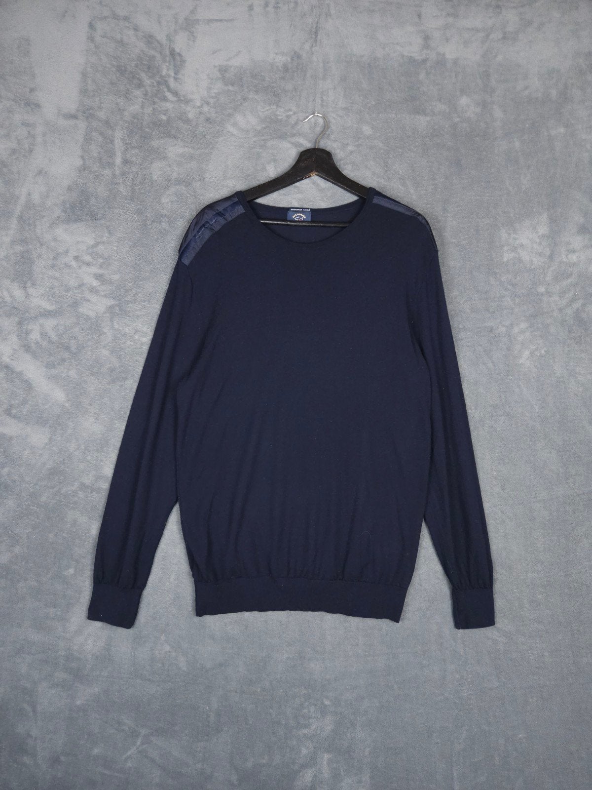 Paul en Shark Trui Wol Zomer XXL Donkerblauw Pullover dun., Kleding | Heren, Truien en Vesten, ., Overige maten, Zo goed als nieuw