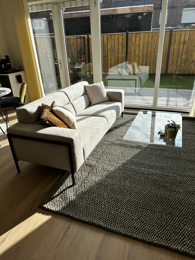 Vloerkleed Montèl Chabot Taupe 200x300, Ophalen, 150 tot 200 cm, 200 cm of meer, Zo goed als nieuw