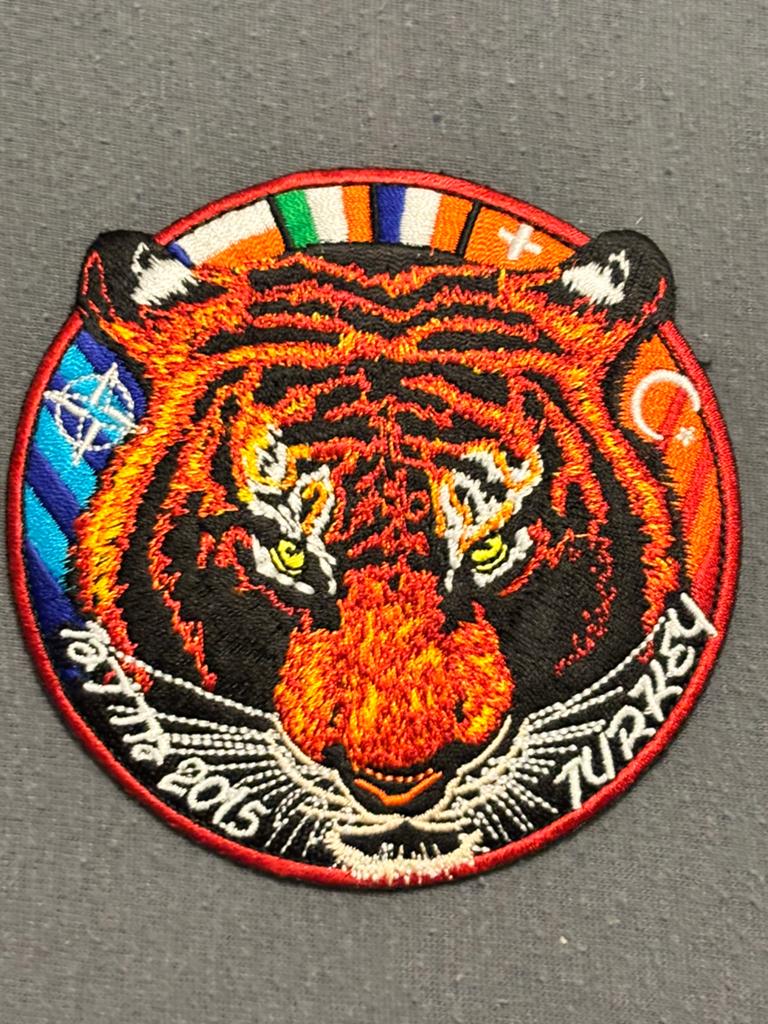 Embleem nato tiger meet turkey NTM 2015, Verzenden, Luchtmacht, Overige gebieden, Embleem of Badge