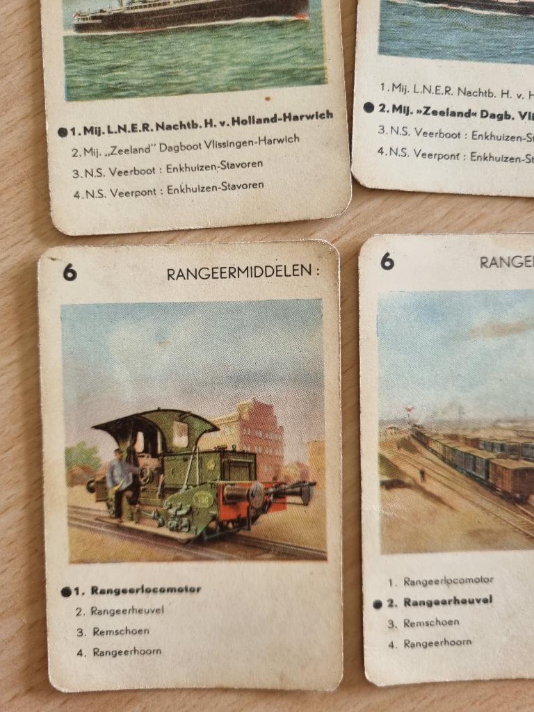 oud kwartetspel treinen, Ophalen of Verzenden, Gebruikt, Kwartet(ten)