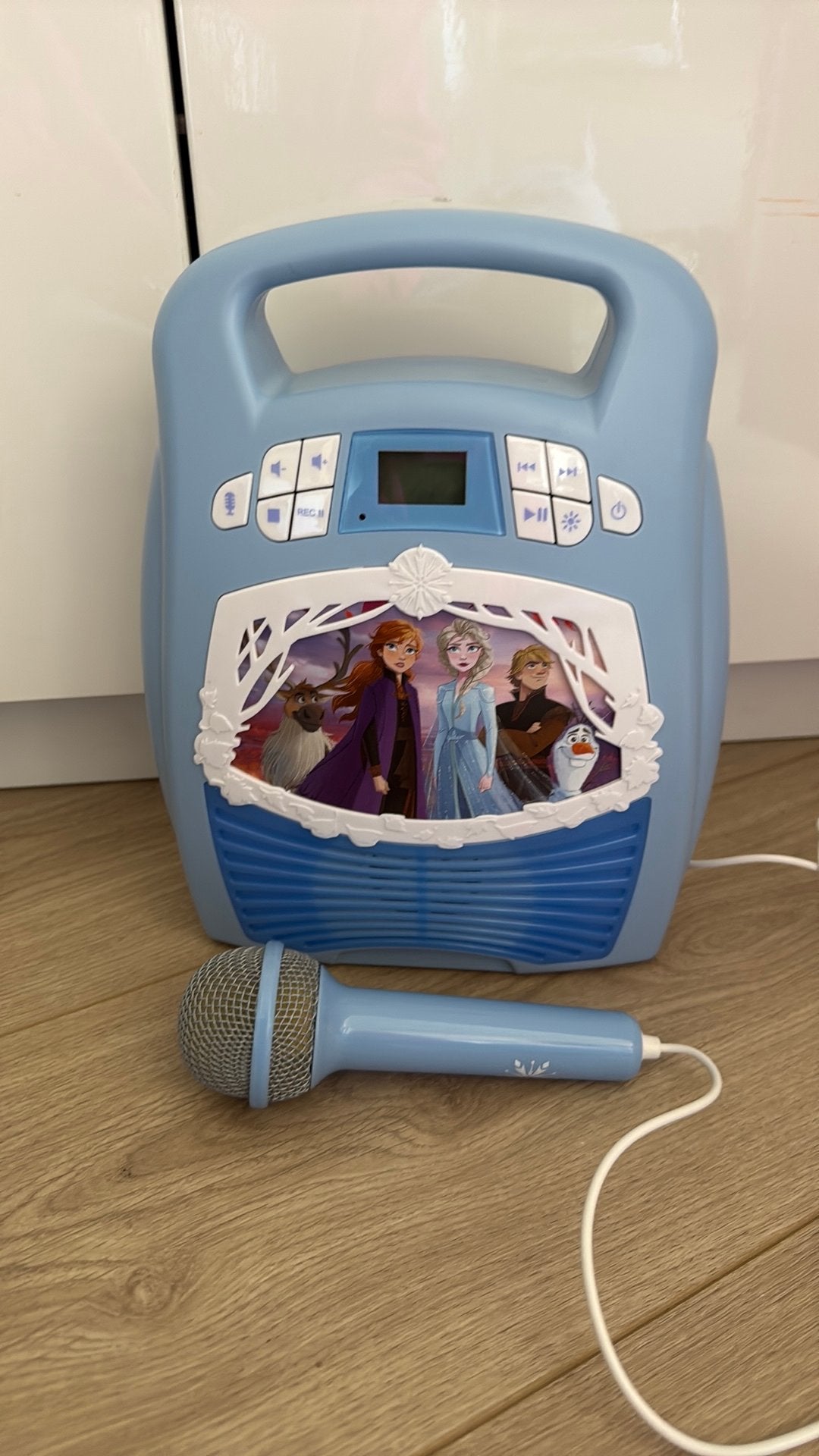 Disney Frozen karaoke set, Ophalen of Verzenden, Zo goed als nieuw