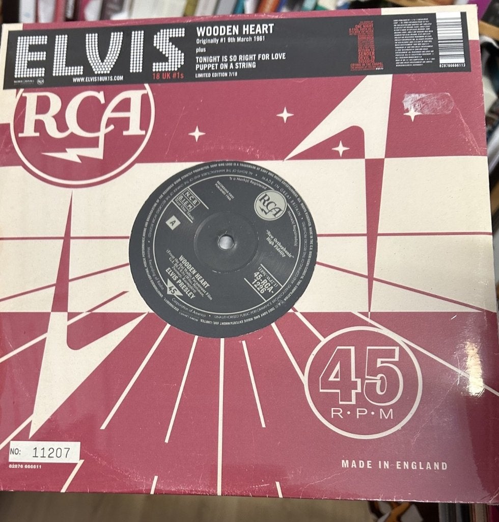 Elvis Presley: Wooden Heart (10inch nieuw), Ophalen of Verzenden, Nieuw in verpakking