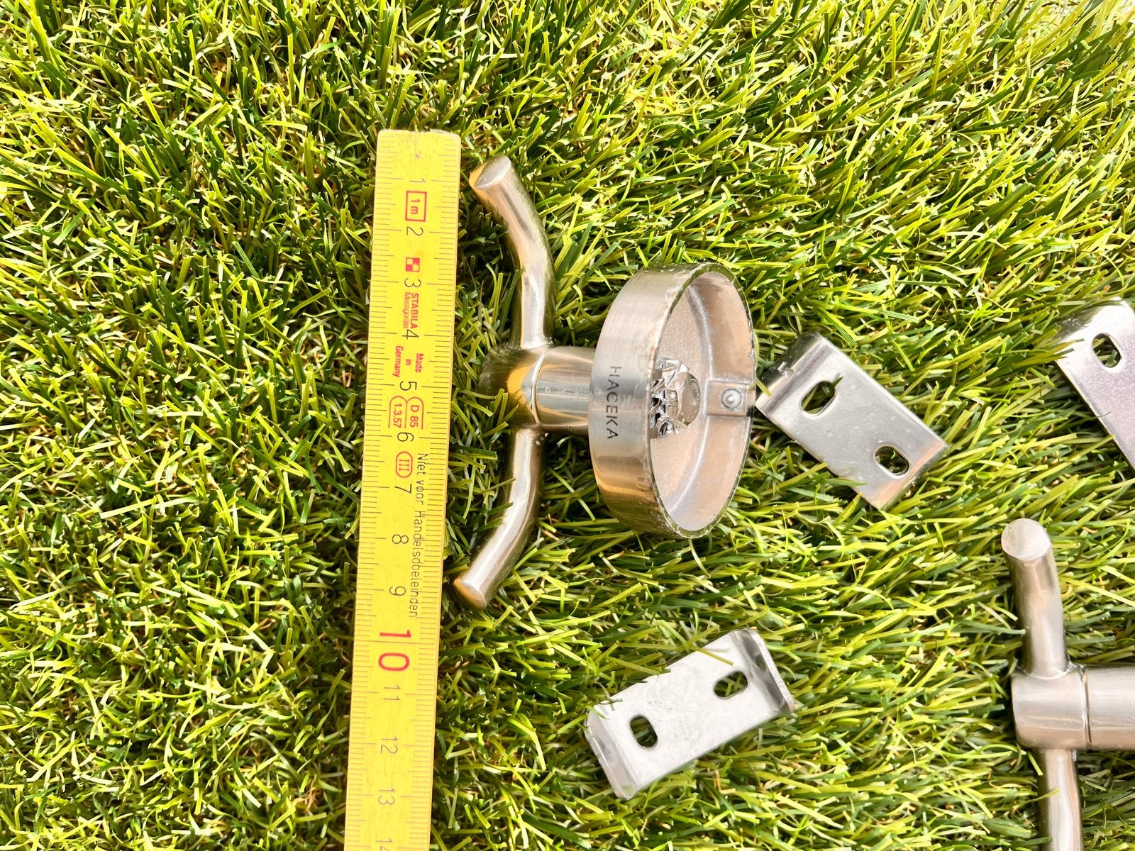 HACEKA Wandhaken RVS - Set van 2, Ophalen, Gebruikt, Wandhaken, Minder dan 100 cm